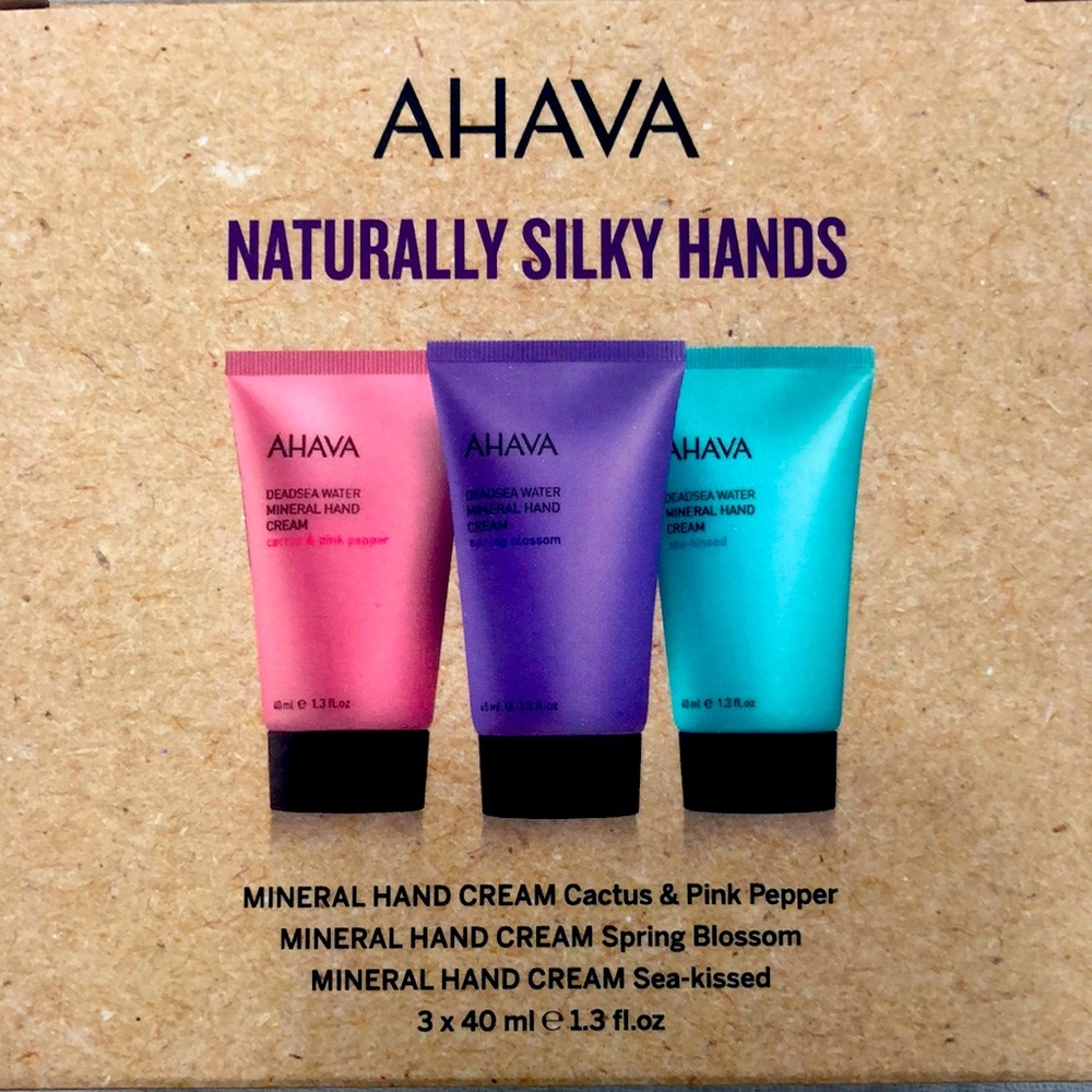 NEW UNOPENED AHAVA hand creams